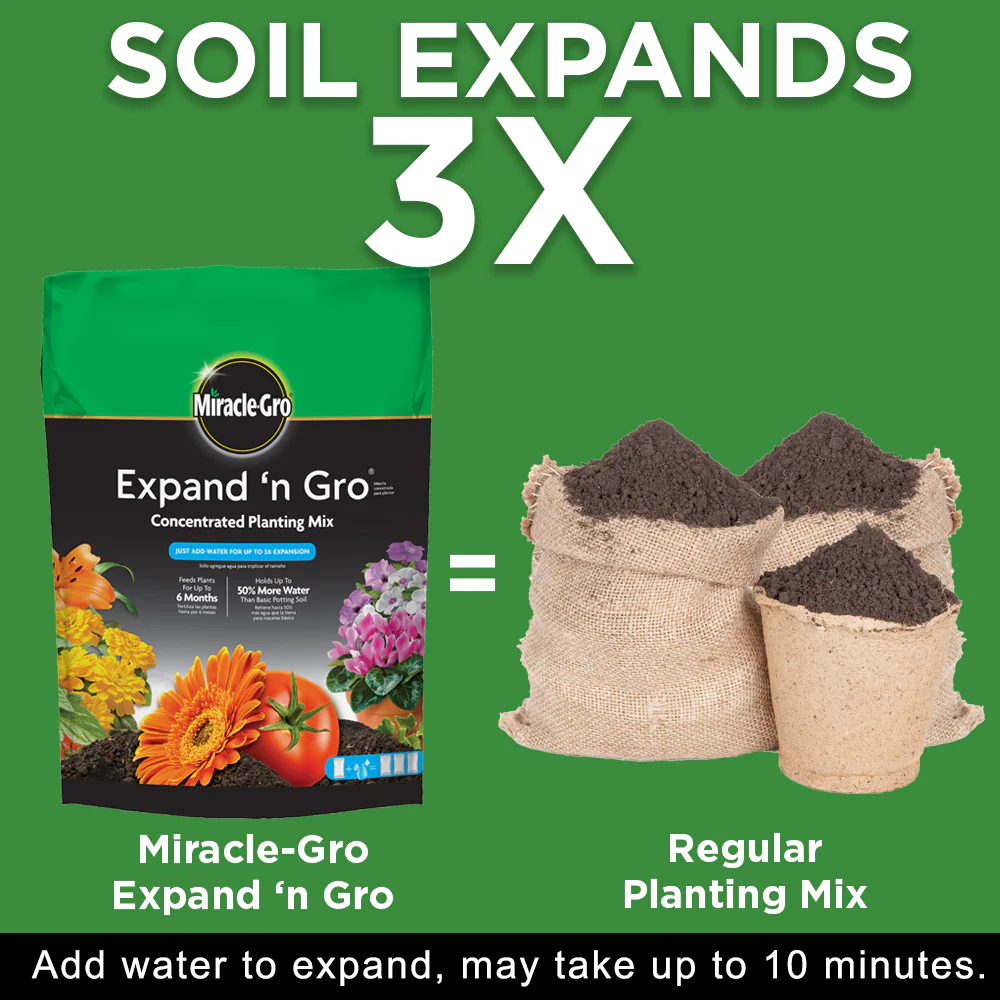 Miracle-Gro® Expand 'n Gro® Concentrated Planting Mix 0.67CF - Image 6