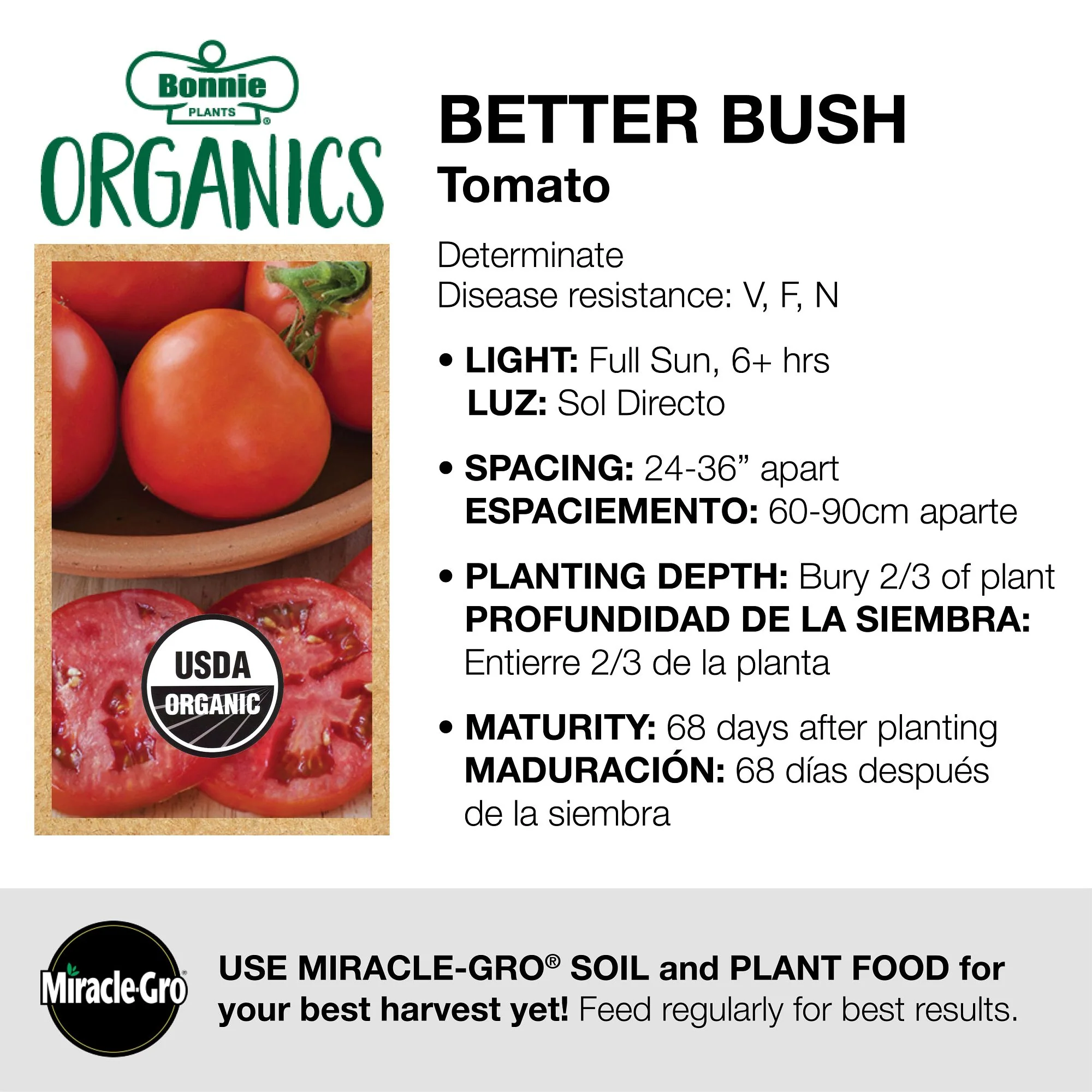 Organic Better Bush Tomato (2 Pack) - Image 6